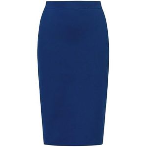Apart gebreide rok van een zachte viscose-mix met kasjmier in Milano-Knit, koningsblauw, 36-38
