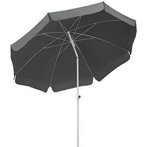 Schneider parasol Ibiza, antraciet, 200 cm rond, 680-15, frame staal, bekleding polyester, 2,1 kg