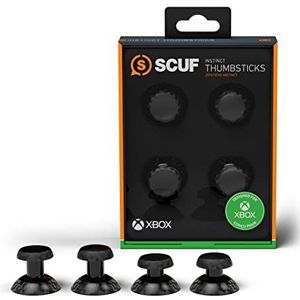 Scuf 504-601-01-001-NA Instinct Verwisselbare Duimsticks 4-Pak, Vervangende Joysticks Uitsluitend voor Instinct Pro Performance Xbox Series X|S-Controller - Zwart