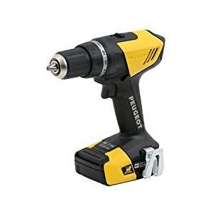 Peugeot 250312 Energydrill-18V20 Accu-schroefboormachine met 2 accu's 2 Ah, 18 V, grijs