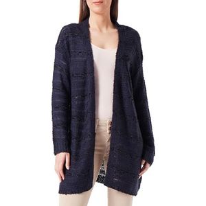 SIDONA Gebreid damesvest 15611149-SI01, marineblauw, XS/S, marineblauw, XS/S