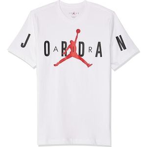 Nike Jd Air Stretch T-Shirt White/Black/Gym Red L