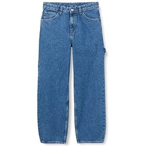 Dr. Denim Faye Worker Jeans voor dames, Pebble Mid Stone, (M) W / 30L