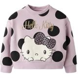 NAME IT Sweatshirt 'NMFOBSINA HELLOK'  goud / orchidee / zwart / wit