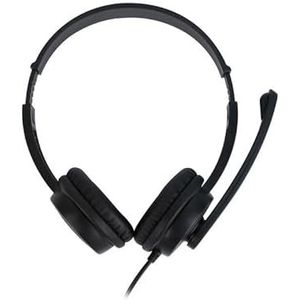 USB-stereo-hoofdtelefoon met volumeregeling en microfoon, ideaal voor gesprekken en entertainment.
