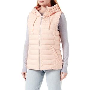 s.Oliver Damesvest 120.12.201.16.155.2112571 mouwloos regular fit, off-white, 46