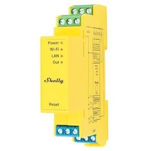 Shelly Pro RGBWW PM, LAN & WLAN Smart Light Controller Lichtcontroller, Witte kanalen (CCT), LED-strip, lichtregeling, prestatiebewaking, dimmen, geen hub vereist