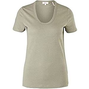 s.Oliver T-shirt voor dames, Summer Khaki, 44