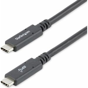 StarTech.com USB-C naar USB-C kabel met 5A/100W PD - M/M - 1,8 m - USB 3.0 5Gbps - USB-IF Certificatie - USB Type-C Oplaadkabel - Compatibel met Chromebook