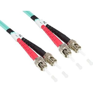 Patchkabel LWL Duplex OM3 (Multimode, 50/125) ST/ST, 0,5 m, Good Connections®