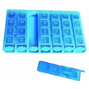 (2367) FARMAC-ZABBAN Pillendoos voor weekoverzicht 4 doses Meds
