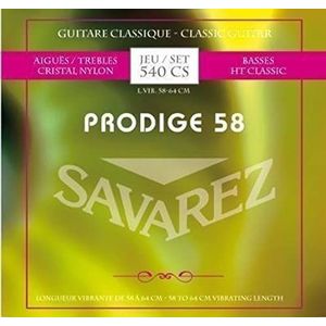 Savarez Klassieke gitaarsnaren Prodige 38 1/8-3/4 maat 3/4-7/8 nylon Gw 540CSW