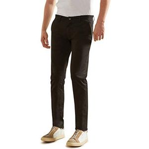 La Martina Carryover Chino LGT STR Twill Slim Jeansbroek voor heren, zwart (black 0999), 44 NL(Fabrikant maat:31)