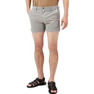 Amazon Essentials Heren Slim-Fit 5"" Flat-Front Comfort Stretch Chino Short (Previously Goodthreads), lichtgrijs, 29