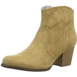 s.Oliver Dames 25328 Enkellaarzen, Beige Zand 355, 39 EU