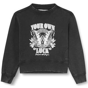Vingino Norah Sweater voor meisjes, Washed Black, 16 Jaren