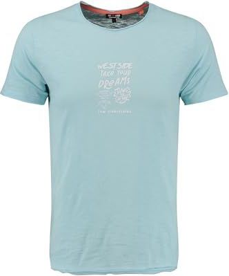 KEYLARGO - KLWEST - T-shirt - Lichtblauw - Katoen