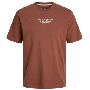 Jack & Jones - JPRBLUARCHIE - T-shirt - Roestbruin/Wit