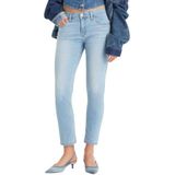 Jeans - Light Washed - Capri Broeken - Gevoerde Zoom/Rand - 5-Pocket-Style