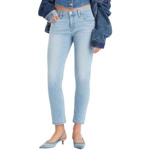 Jeans - Light Washed - Capri Broeken - Gevoerde Zoom/Rand - 5-Pocket-Style