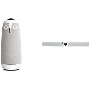 Owl Bar-videoconferentieapparaat — 4K videoconferentiebalk met actieve focus op de spreker & Owl Labs,Meeting Owl 3-360°, slimme camera, microfoon en luidspreker, grijs