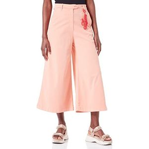 Moschino Dames Lm Gadget Pants, roze, 46 NL