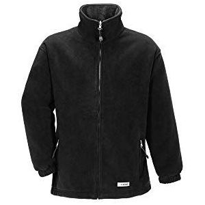 Planam 0346 Fleecejack voor heren, maat S, outdoor fleece Stream, zwart/antraciet