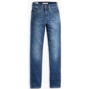 Levi's dames Jeans 724 High Rise Straight, Shine On Diamond, 28W / 30L