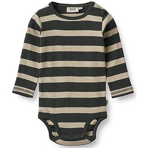Wheat Uniseks pyjama voor baby's en peuters, 9209 Dark Stripe, 80 cm