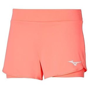 Mizuno Flex Casual Shorts voor dames, Snoep Koraal, S