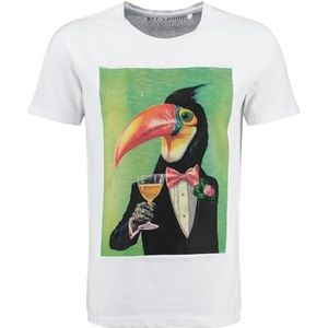 Key Largo - Shirt 'HORNBILL' - Lichtgroen - T-shirt