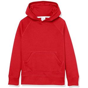 Amazon Essentials Meisjes Pullover Hoodie Sweatshirt, Rood, 6-7 jaar