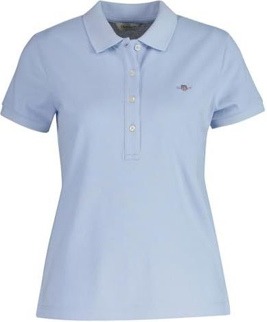 Bikini - Fresh Blue - Slim Fit - Polokraag - Korte Mouwen