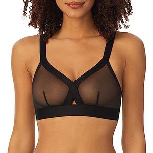 DKNY Bralette beha voor dames, Zwart (Zwarte Bp), XL