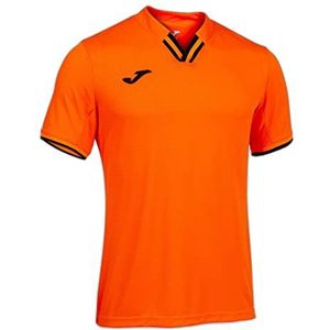 Joma T-shirt merk model T-shirt TOLETUM IV korte mouwen oranje zwart