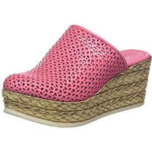 Andrea Conti Dames sleehak clog platform, koraalrood, 40 EU