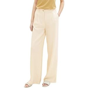 TOM TAILOR Dames 1036638 broek, 31649-Ivory Ecru, 32W / 32L, 31649 - Ivory Ecru, 32W x 32L