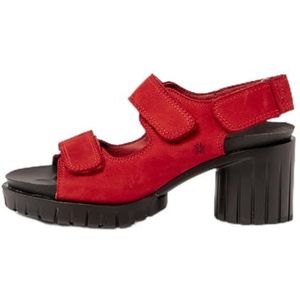 Art 1923 Malibu damessandalen met hak, rood, maat 38, Rood, 38 EU