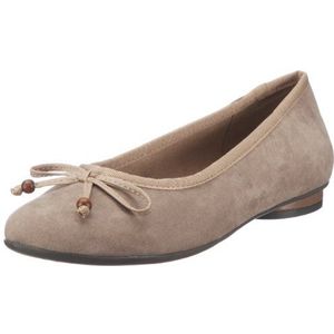 Jana Fashion 8-8-22101-28 dames ballerina's, Braun Taupe 341, 38 EU Breed