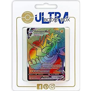 Galvagon VMAX (Dracozolt VMAX) 210/192 Shiny Rainbow - Ultraboost X Epée et Bouclier 7 Évolution Céleste - Doos met 10 Franse Pokemon kaarten