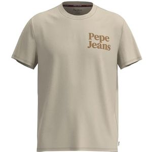 Pepe Jeans Kody T-shirt voor heren, Bruin (Zand), XL