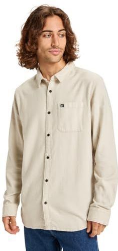 Quiksilver - Motherfly Solid - Overhemd - Geborstelde Katoenen Flanel - Lange Mouwen