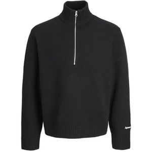 Jack & Jones - Jornorrebro Knit Half Zip - Trui - Zwart