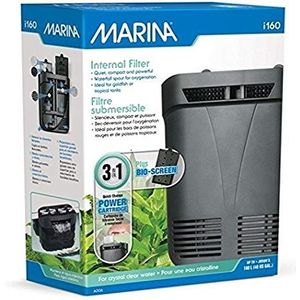 Marina Interne Filter i160 voor aquaria tot 160 L, Zwart, Groot