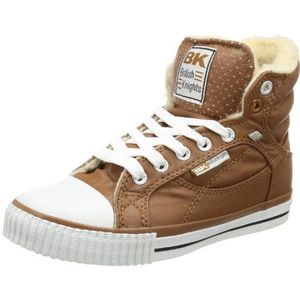 British Knights Atoll 0 B3-3701C Sneakers voor kinderen, uniseks, Bruin Cognac Off Wht Beige 2, 34 EU