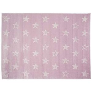 Aratextil Estrellas Kindertapijt, acryl, roze, 120 x 160 x 30 cm