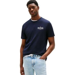 Tommy Hilfiger - S/S T-shirt - Blauw - Heren