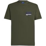 KARL LAGERFELD JEANS - Box Logo Tee - Forest Night - T-shirt