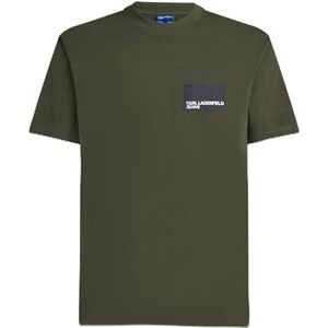 KARL LAGERFELD JEANS - Box Logo Tee - Forest Night - T-shirt