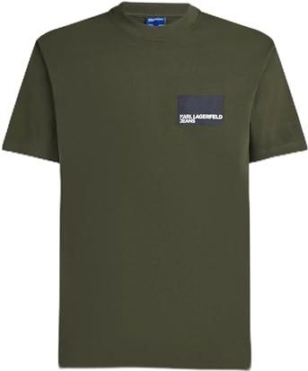 KARL LAGERFELD JEANS - Box Logo Tee - Forest Night - T-shirt